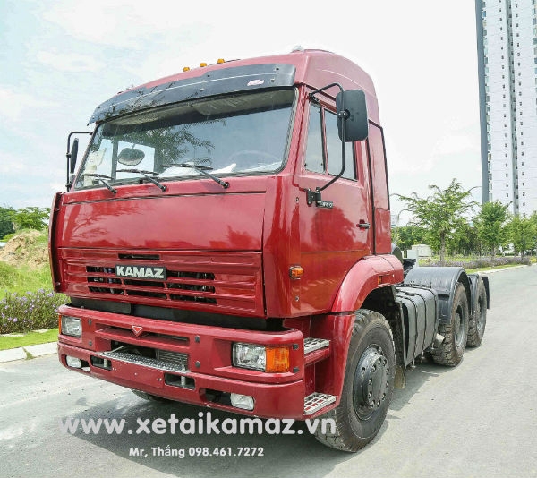 Xe đầu kéo Kamaz 6460 (6x4), SỨC KÉO 53 tấn