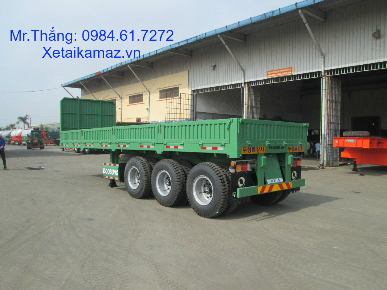 ROMOOC SÀN THÀNH LỬNG DOOSUNG 3 TRỤC 30 FEET TẢI 29.994 KG 2022