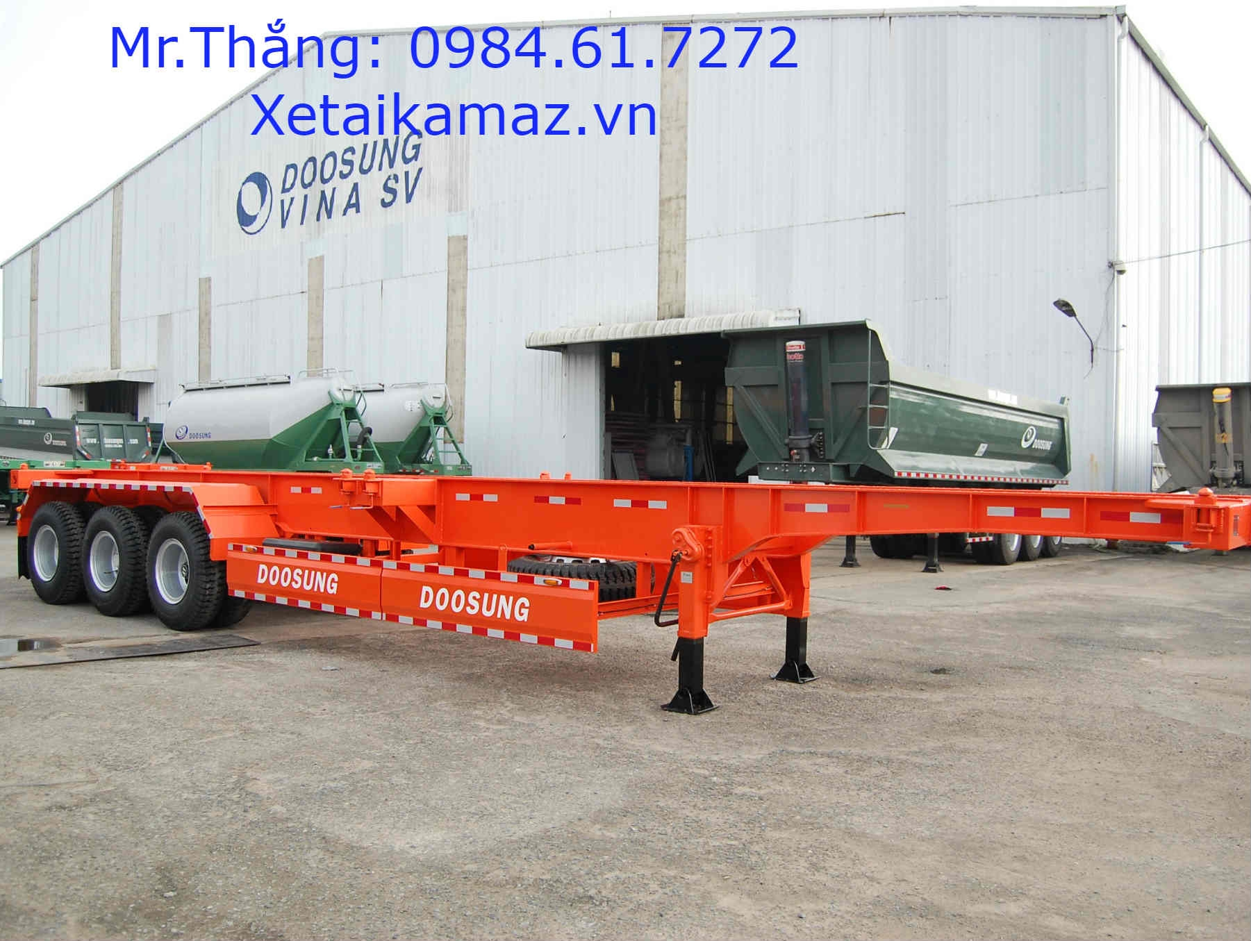 ROMOOC XƯƠNG DOOSUNG 2 TRỤC 40 FEET 2022