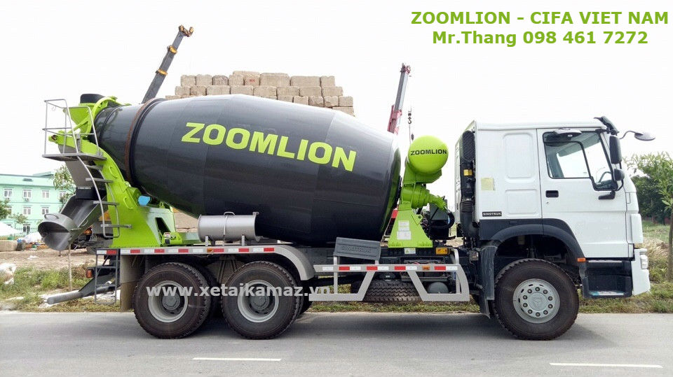 XE BỒN TRỘN BÊ TÔNG XI MĂNG HOWO, BỒN ZOOMLION - CIFA 10M3