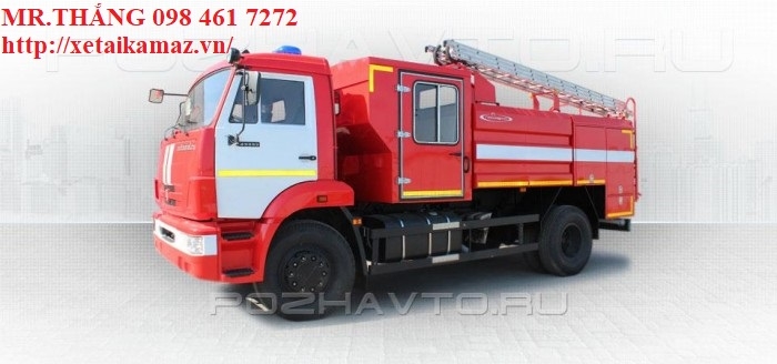 XE CỨU HỎA KAMAZ AC 5,0 - 40 43253 (4x2) 5M3