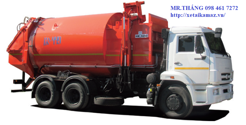 XE ÉP RÁC KAMAZ 65115 ( 6X4)| 11 TẤN, DUNG TÍCH 22 M3