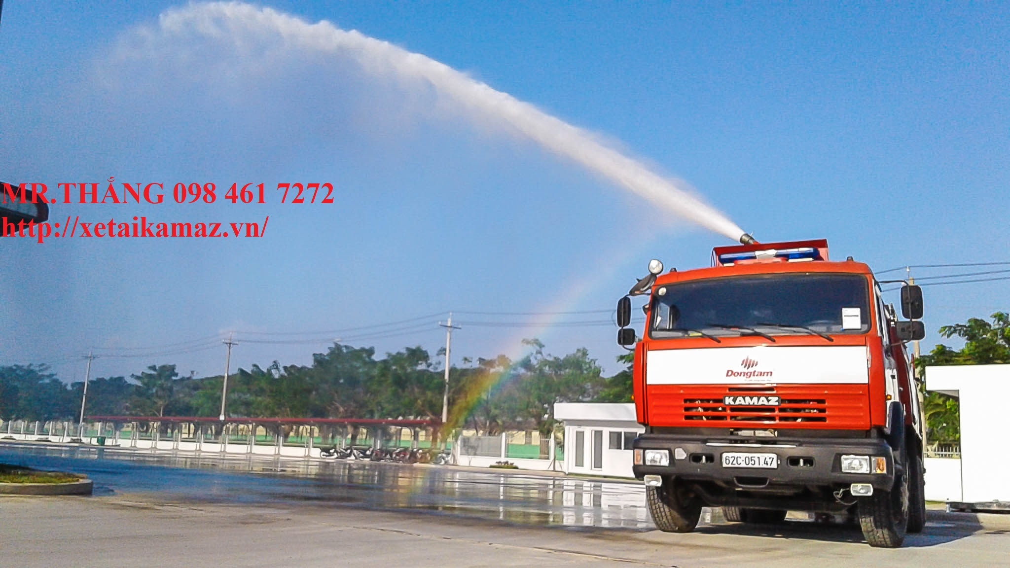 XE CỨU HỎA KAMAZ 65115 (6X4) AC 8,0 - 40| 8M3