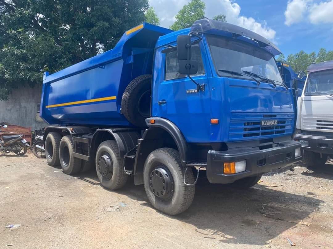 XE BEN KAMAZ 6540 (8X4)|THÙNG ĐÚC OVAL 15 KHỐI|XE BEN 17TẤN|XE BEN KAMAZ 4 CHÂN| XE BEN GA CƠ - EURO II