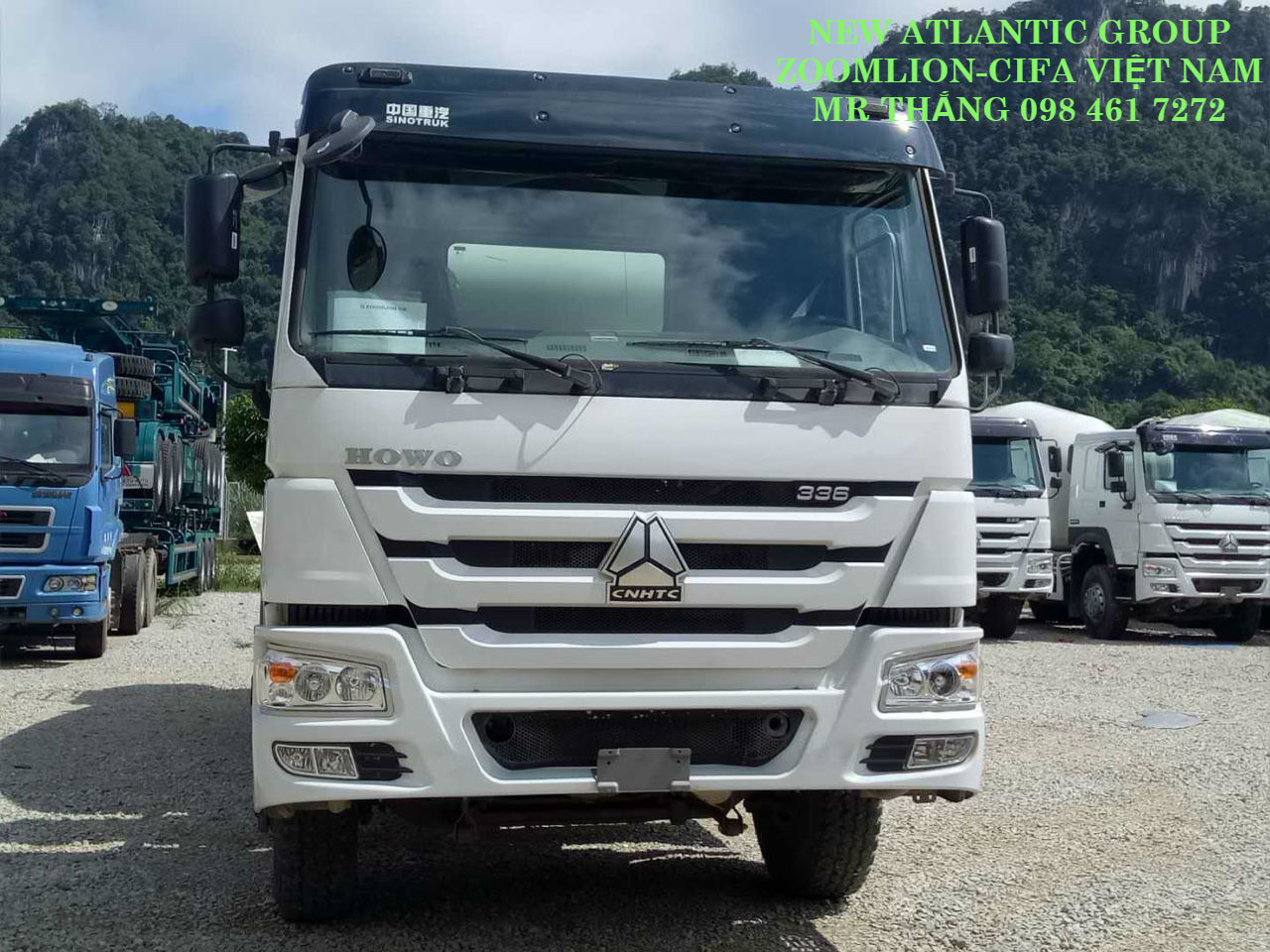 XE BỒN TRỘN BÊ TÔNG XI MĂNG HOWO, BỒN ZOOMLION - CIFA 10M3