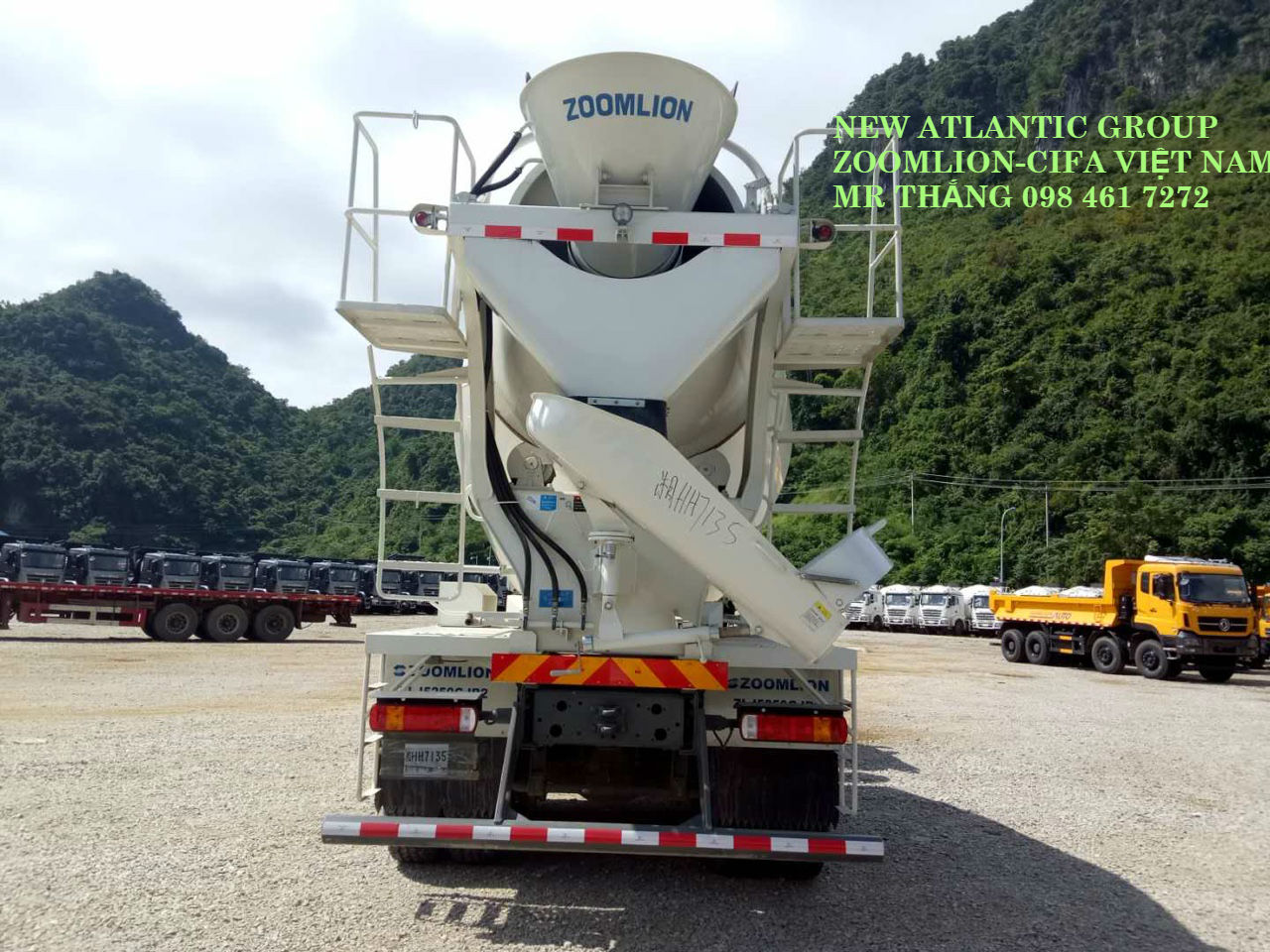 XE BỒN TRỘN BÊ TÔNG XI MĂNG HOWO, BỒN ZOOMLION - CIFA 10M3