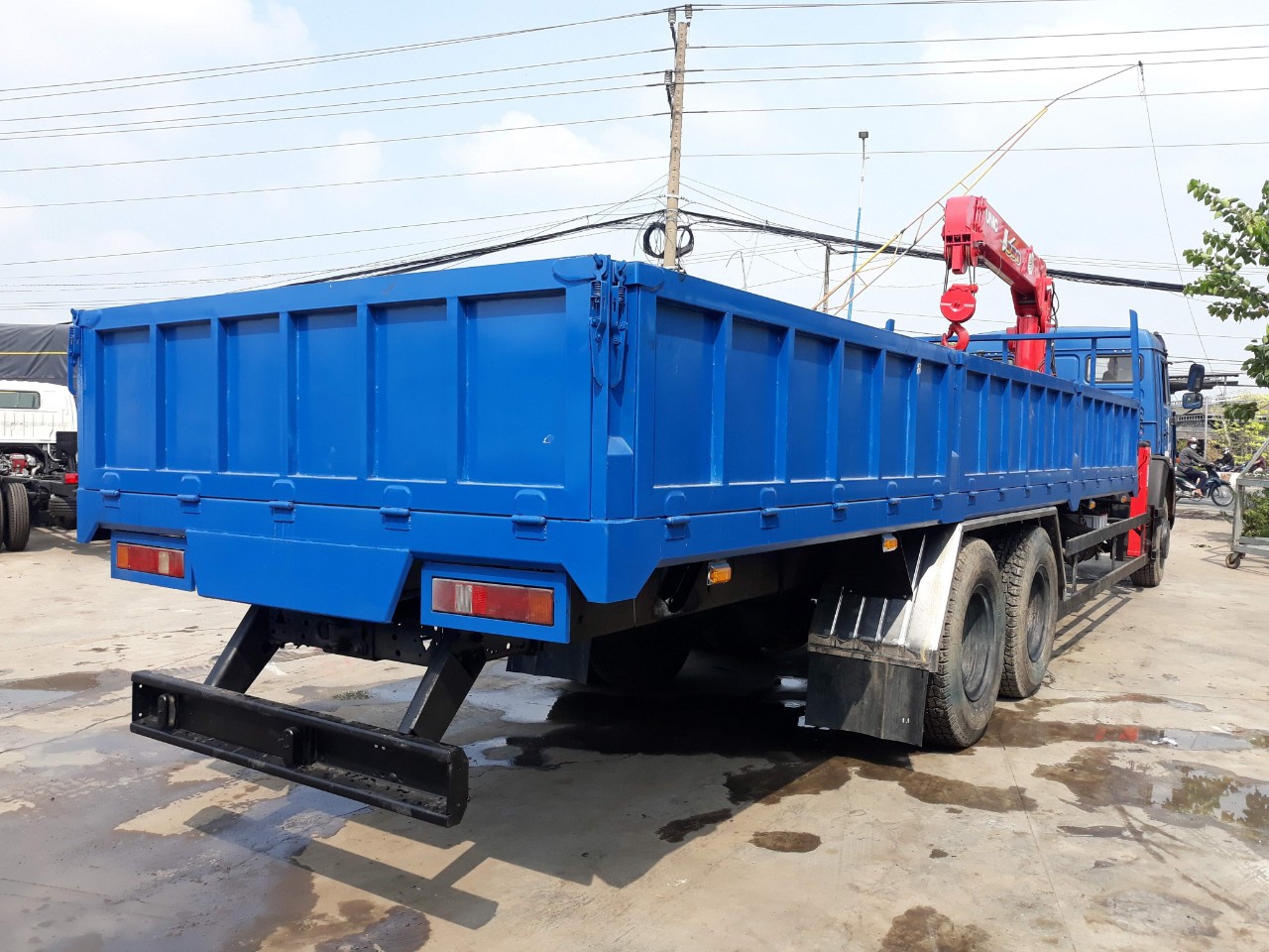 XE TẢI KAMAZ 53229 GẮN CẨU UNIC 5 TẤN