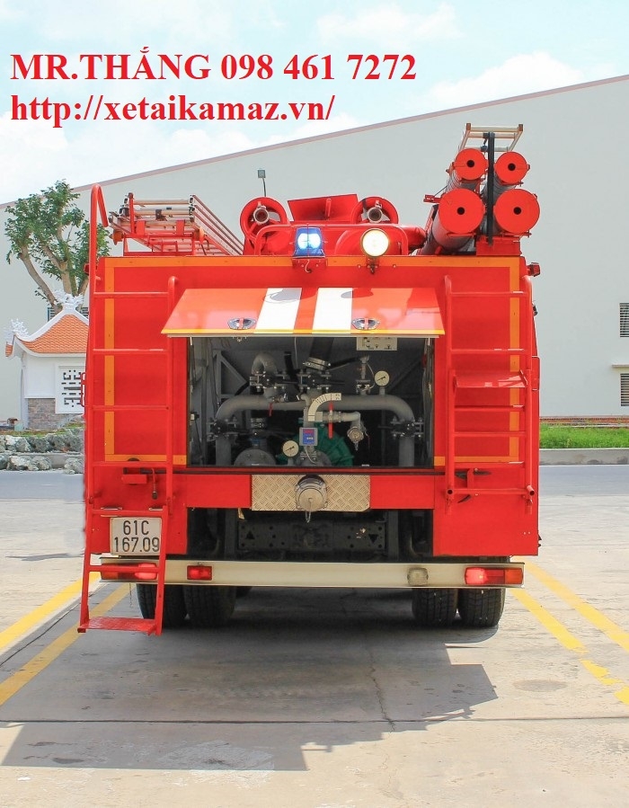XE CỨU HỎA KAMAZ AC 5,0 - 40 43253 (4x2) 5M3