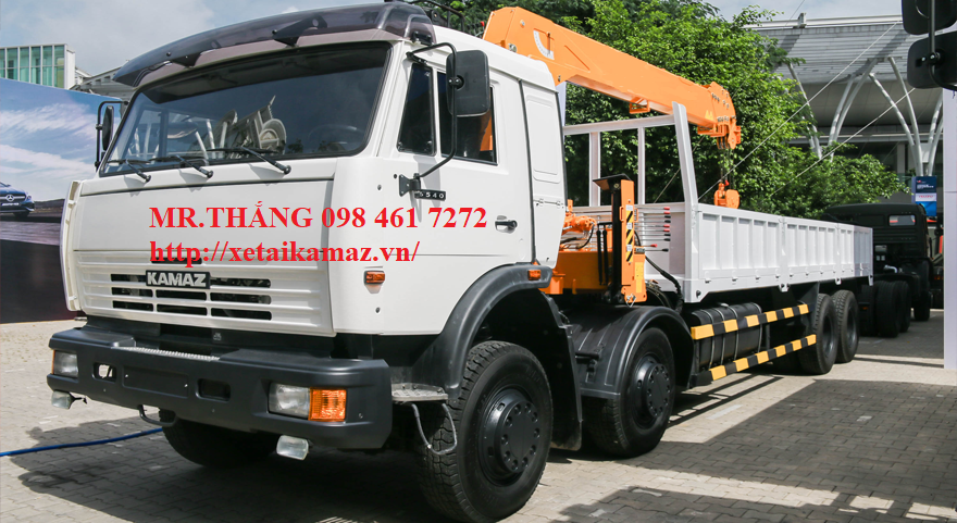 XE TẢI KAMAZ 4 CHÂN 6540 (8x4) GẮN CẨU HKTC HLC 10015S ( HÀN QUỐC ) 10 TẤN