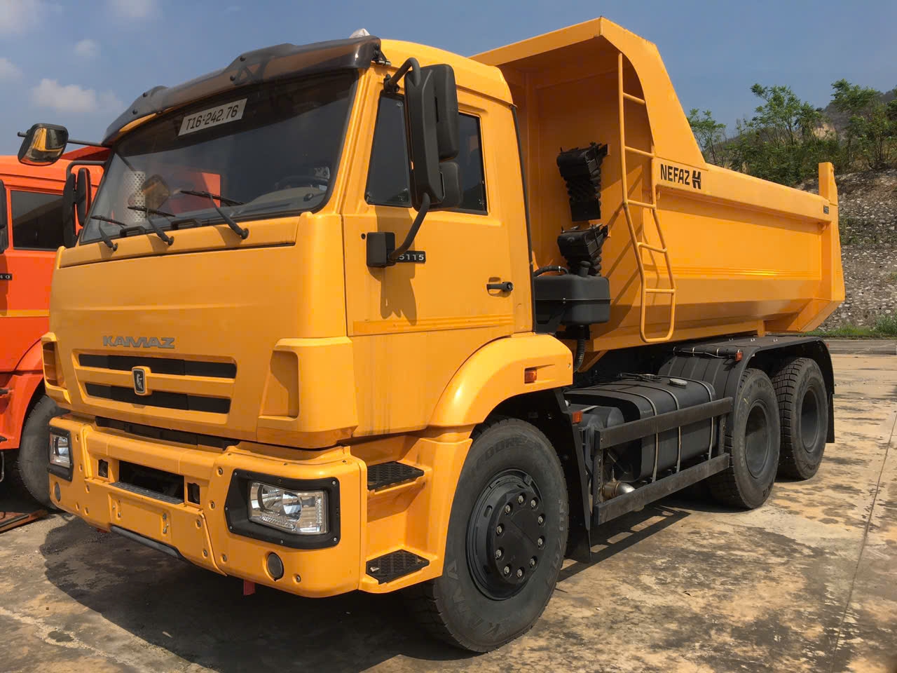 XE BEN KAMAZ 65115 (6x4) 3 CHÂN EURO 5 | THÙNG BEN 10 KHỐI | XE BEN KAMAZ 13 TẤN