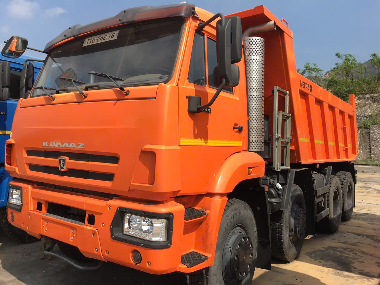 XE BEN KAMAZ 4 CHÂN 6540 EURO 5 | THÙNG VAT 13 KHỐI | XE BEN TẢI TRỌNG 17 TẤN