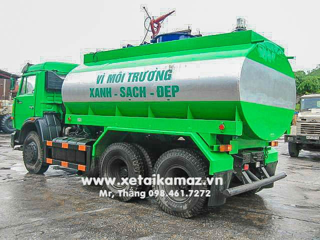 Xe tưới nước và chữa cháy Kamaz 53229 (6x4), thể tich bồn 13m3
