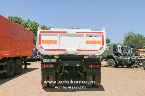 XE BEN KAMAZ 43265 (4X4), THÙNG BEN 5,6M3