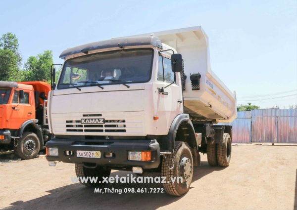 XE BEN KAMAZ 43265 (4X4), THÙNG BEN 5,6M3
