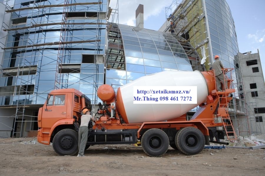 XE TRỘN BÊ TÔNG KAMAZ 7 M3