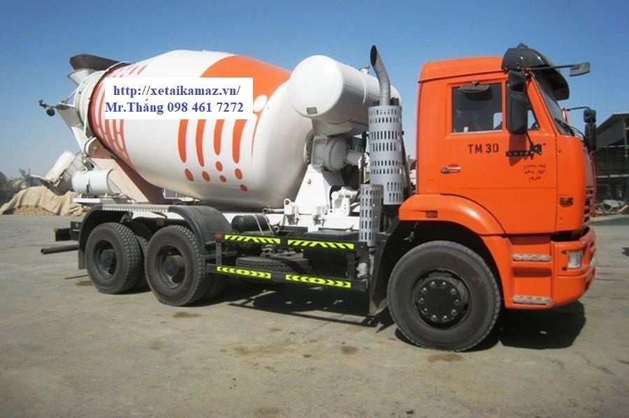 XE TRỘN BÊ TÔNG KAMAZ 7 M3