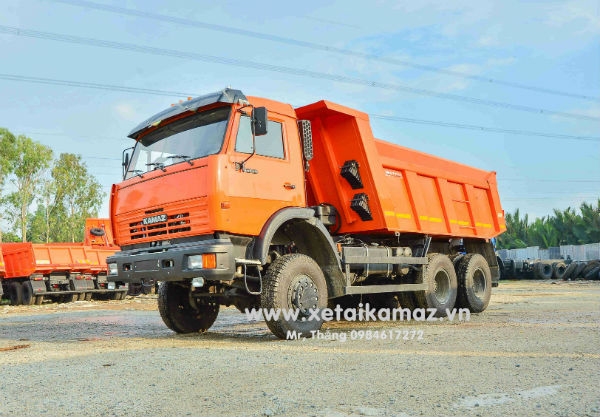 XE BEN KAMAZ 65111 (6X6), THÙNG BEN 10M3