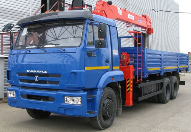 XE TẢI KAMAZ 53229 (6X4) GẮN CẨU KANGLIM KS1056 5 TẤN- HÀN QUỐC