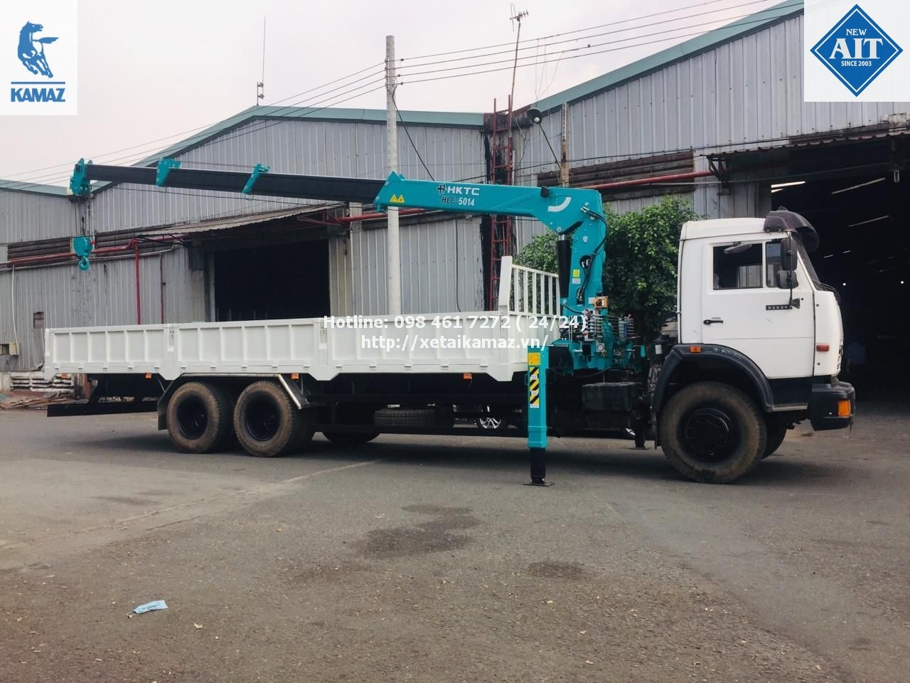 XE TẢI KAMAZ 53229 (6x4) GẮN CẨU HKTC 5 TẤN
