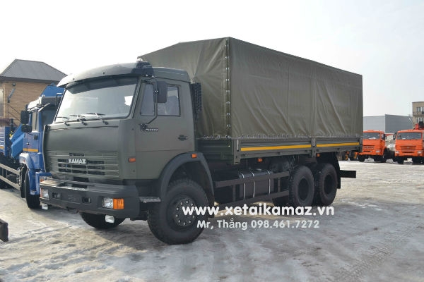 XE TẢI THÙNG KAMAZ 53229 (6x4)| XE TẢI THÙNG 3 CHÂN| XE TẢI THÙNG 3 GIÒ| XE TẢI THÙNG MUI BẠT THÙNG DÀI 6m3
