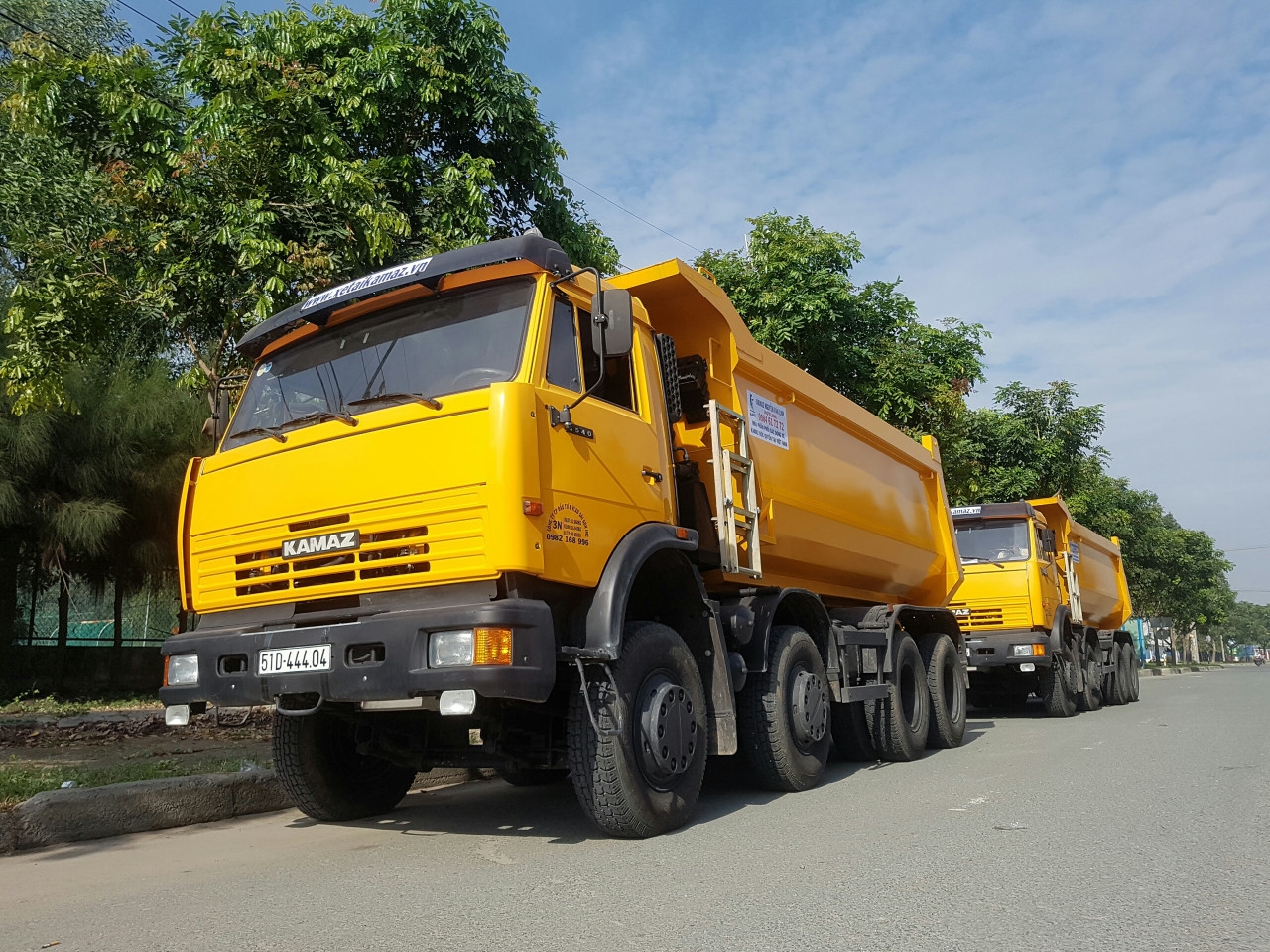 XE BEN KAMAZ 6540 (8X4)|THÙNG ĐÚC OVAL 15 KHỐI|XE BEN 17TẤN|XE BEN KAMAZ 4 CHÂN| XE BEN GA CƠ - EURO II