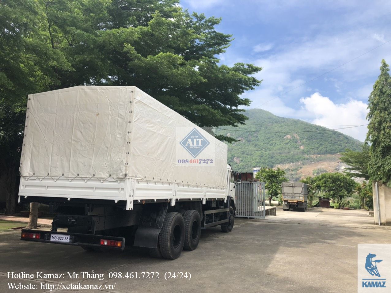 XE TẢI THÙNG KAMAZ 53229 (6x4)| XE TẢI THÙNG KAMAZ 3 CHÂN| THÙNG LỌT LÒNG DÀI 7m2| 2017|
