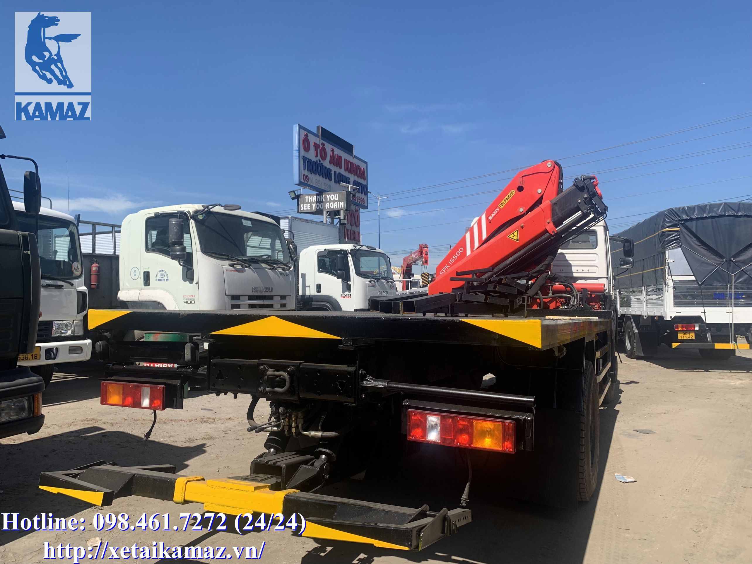 XE CỨU HỘ 3 CHỨC NĂNG KAMAZ 2 CẦU 4X4, CẨU GẬP PALFINGER 6,2 TẤN| XE CỨU HỘ GIAO THÔNG