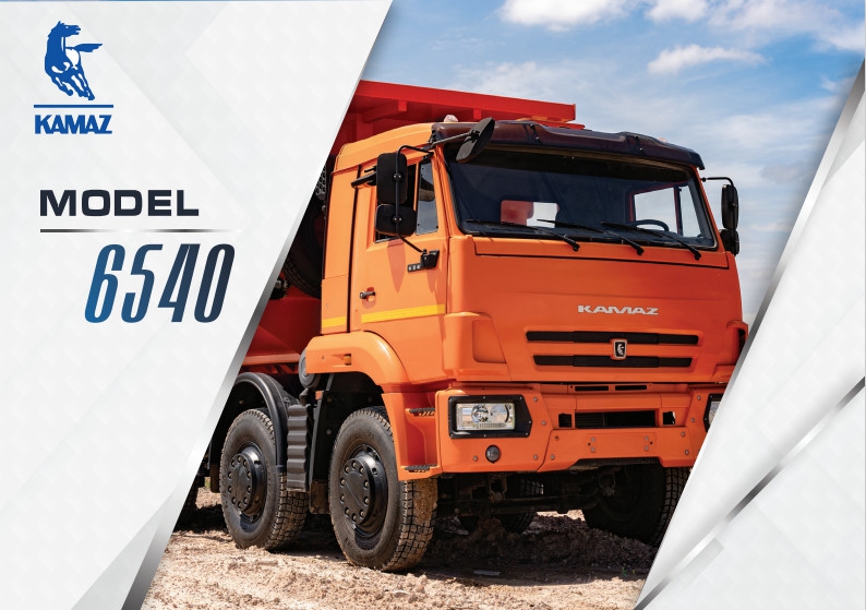 XE BEN KAMAZ 6540 (8x4) 4 CHÂN EURO 4| THÙNG BEN 15 KHỐI | XE BEN KAMAZ 17 TẤN