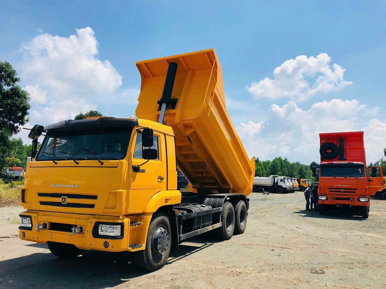 XE BEN KAMAZ 65115 (6x4) 3 CHÂN EURO 4 | THÙNG BEN 10 KHỐI | XE BEN KAMAZ 14 TẤN